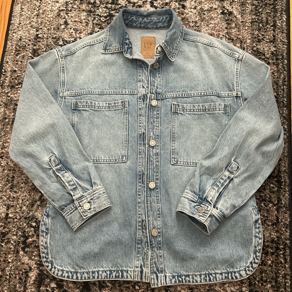 GAP Light Blue Denim Shirt Jacket
